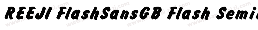REEJI FlashSansGB Flash SemiBold字体转换